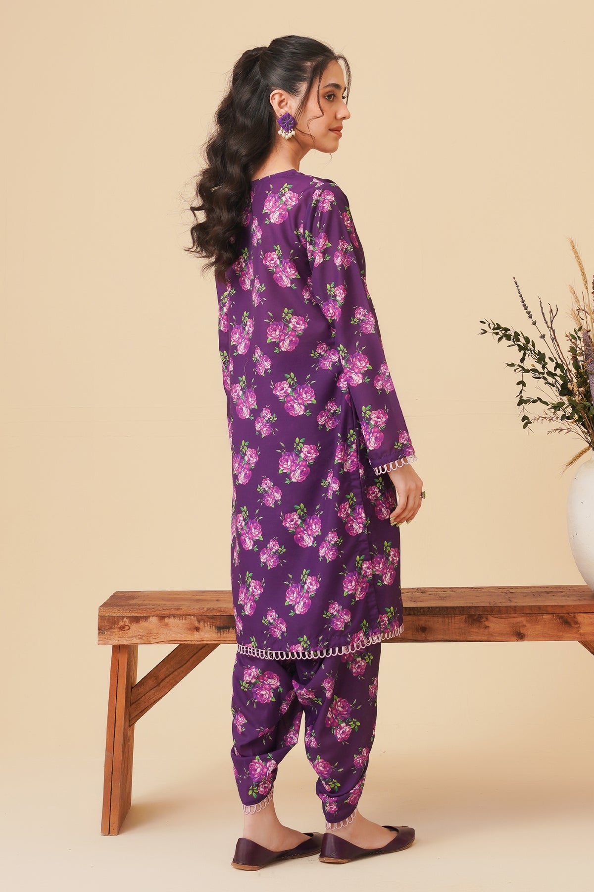 MANNAT 3PC LAWN SILK SUIT (BREEZE)