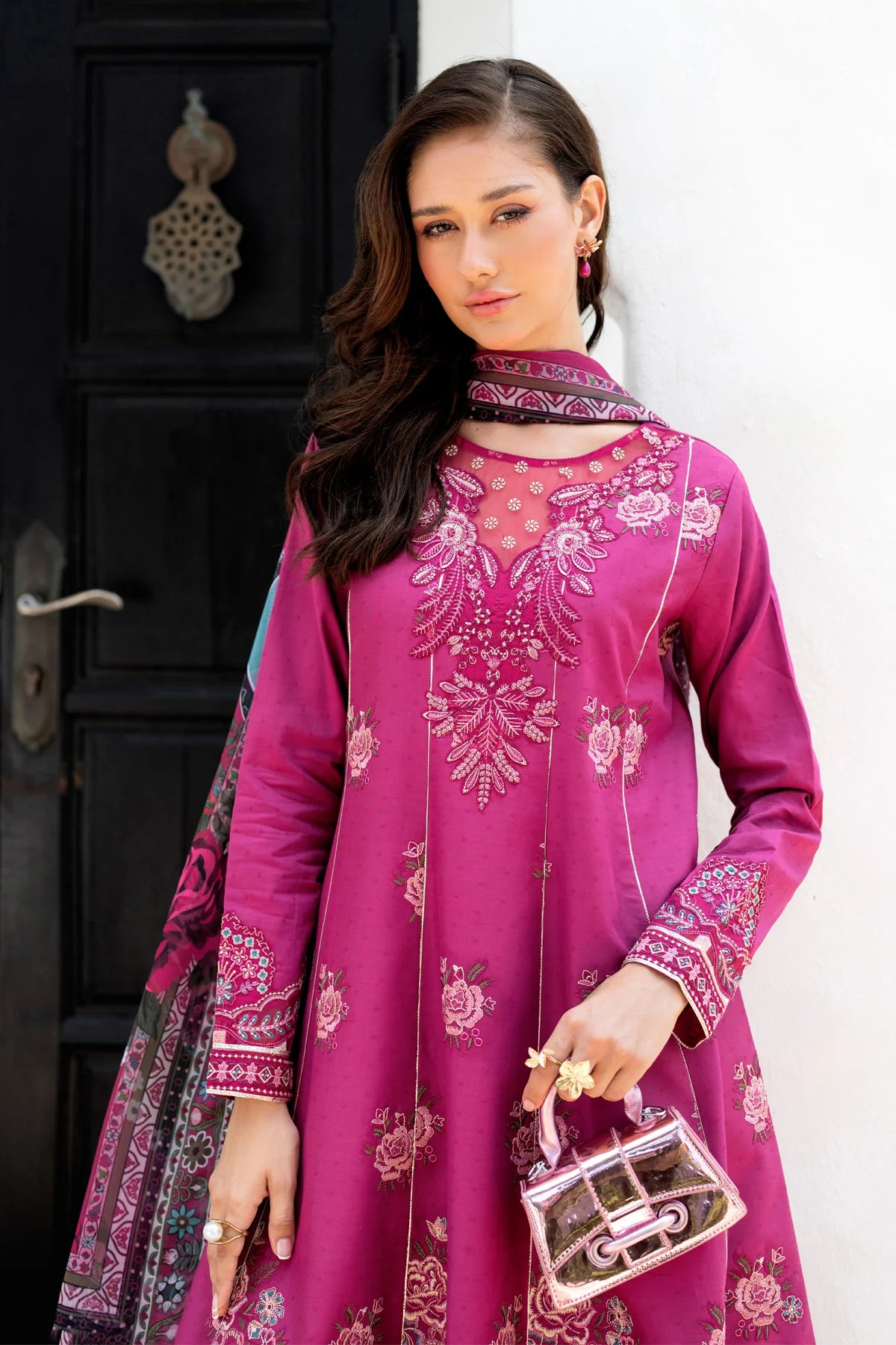 Xenia 3Pc Embroidered Lawn Suit GELA gulbuy.com
