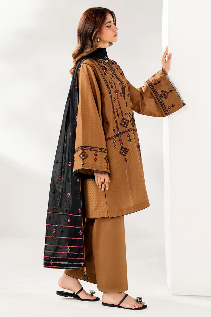 Jazmin 3Pc Embroidered Law Suit USE-9250 gulbuy.com