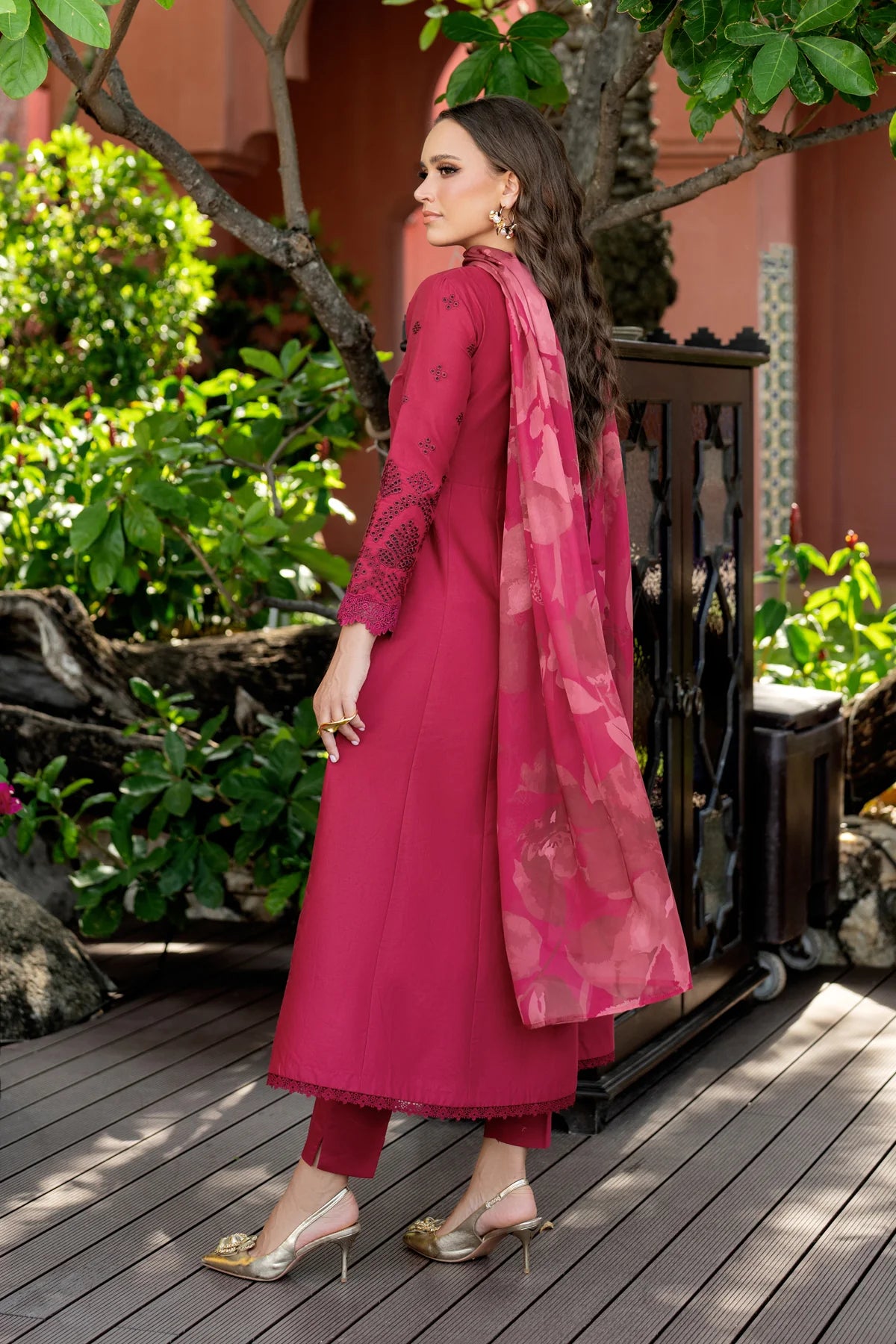 Xenia 3Pc Embroidered Lawn Suit LILLE gulbuy.com