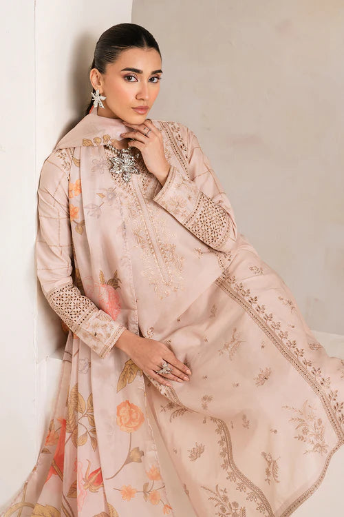 Esra 3Pc Embroidered Lawn Suit VYB4256 gulbuy.com
