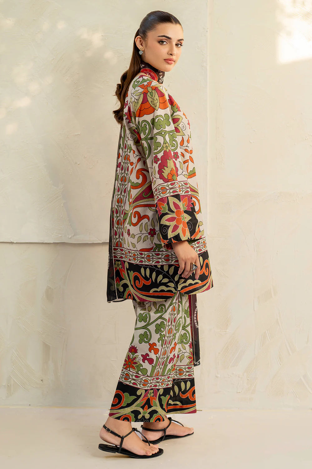 Jazmin 3Pc Digital Printed Lawn Suit USE-9199 gulbuy.com
