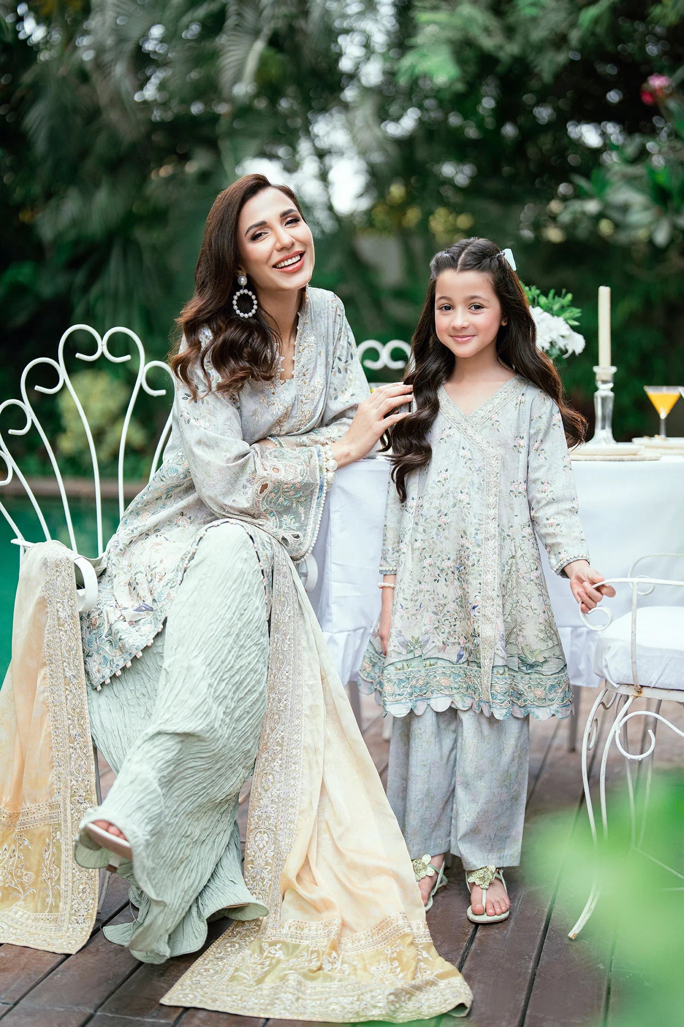 Dhanak 2Pc Embroidered Silk Kids Suit SS25DK-0204 gulbuy.com