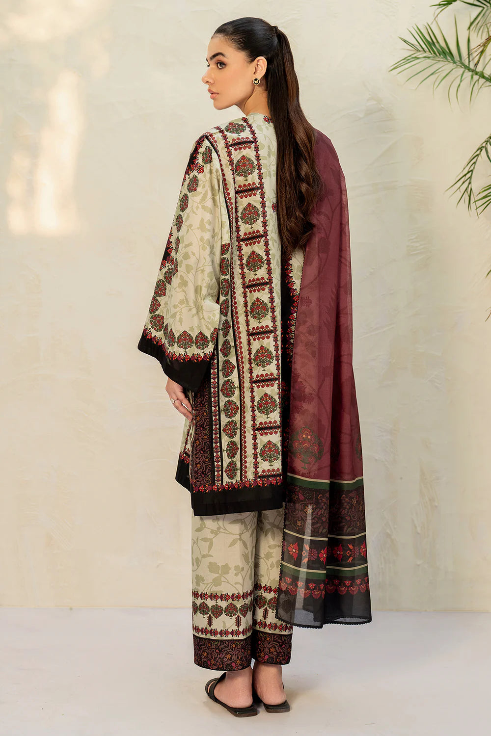 Jazmin 3Pc Digital Printed Lawn Suit USE-9193 gulbuy.com