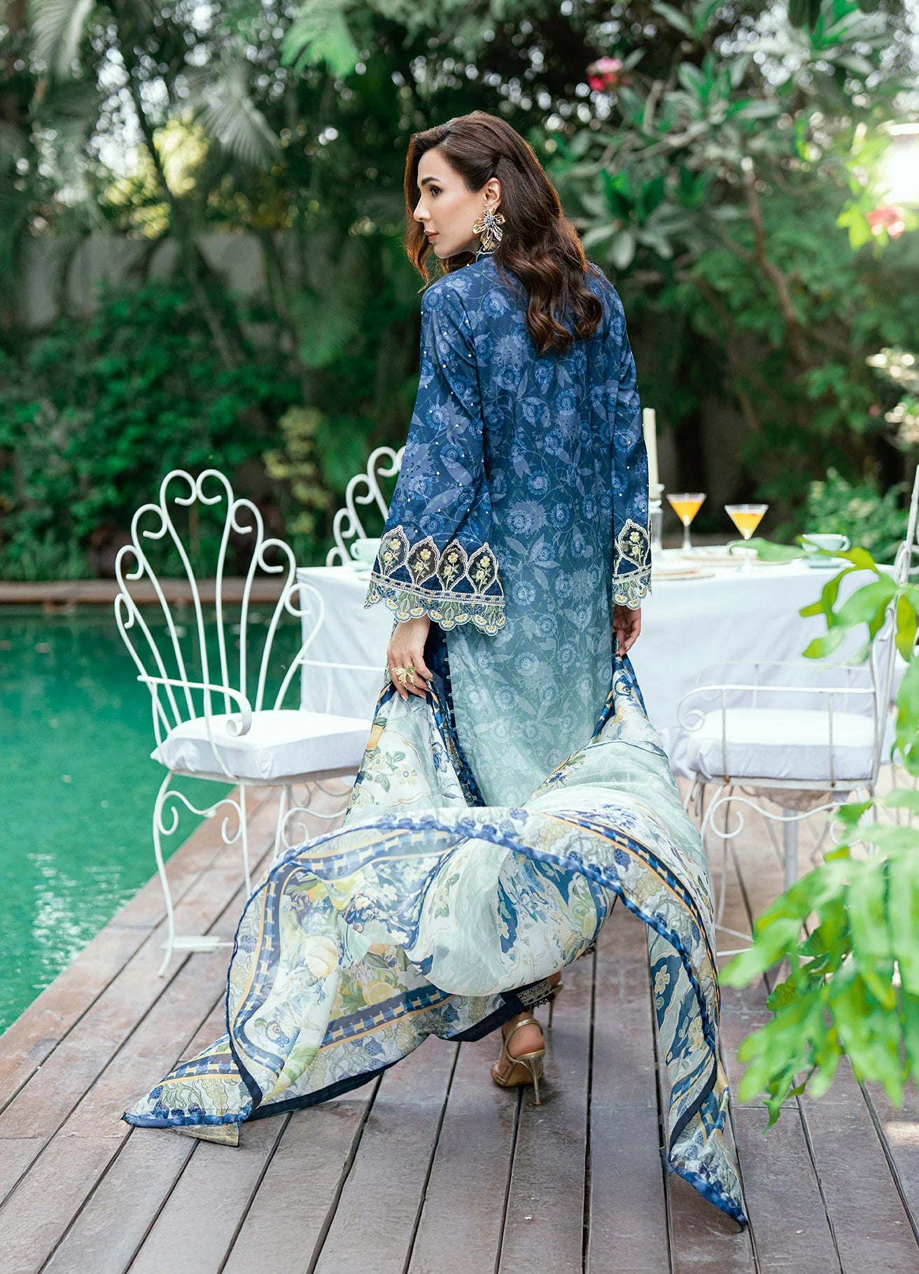Dhanak 2Pc Embroidered Silk Suit SS25DA-2752 gulbuy.com