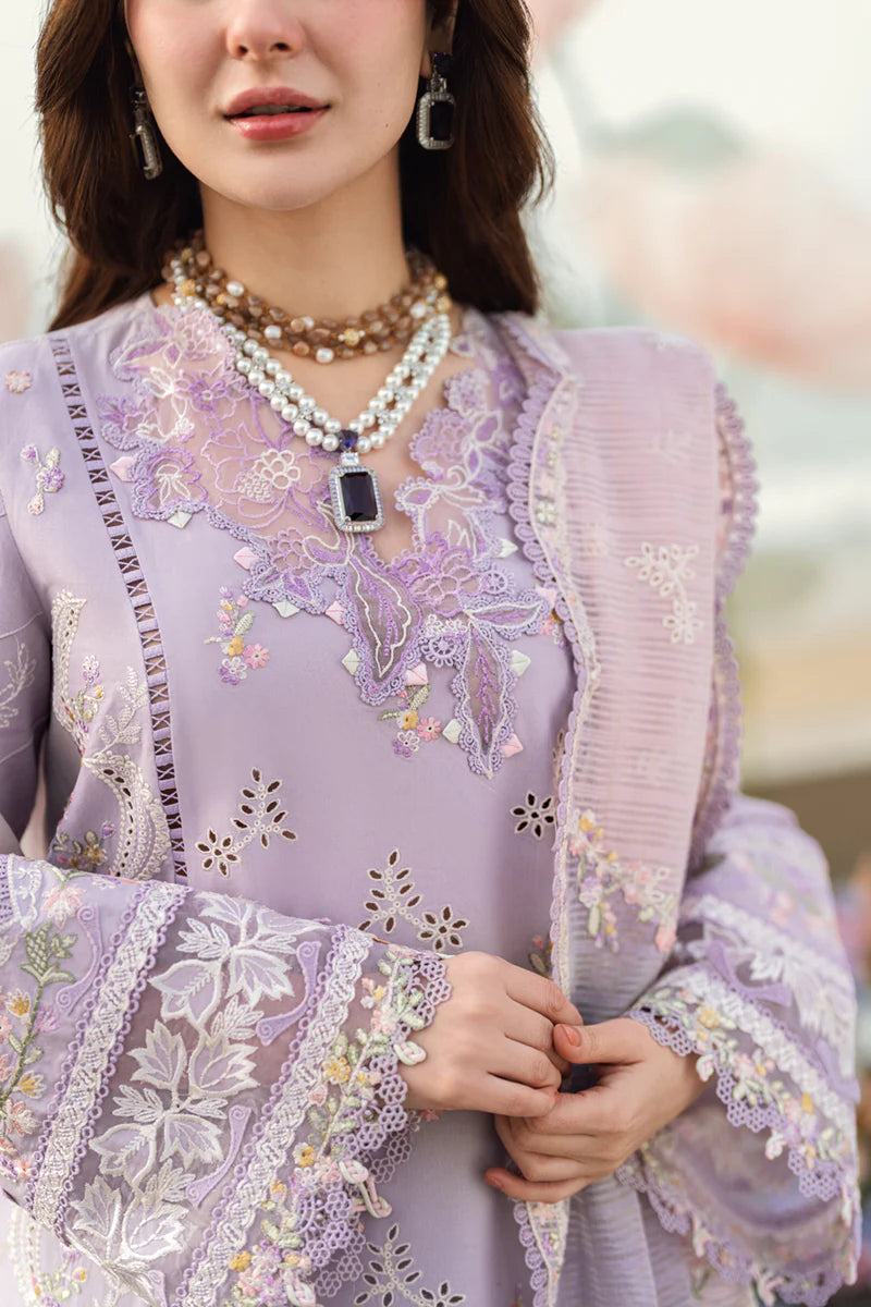 Qalamkar 3Pc Embroidered Lawn Suit FK-09 EVELYN gulbuy.com