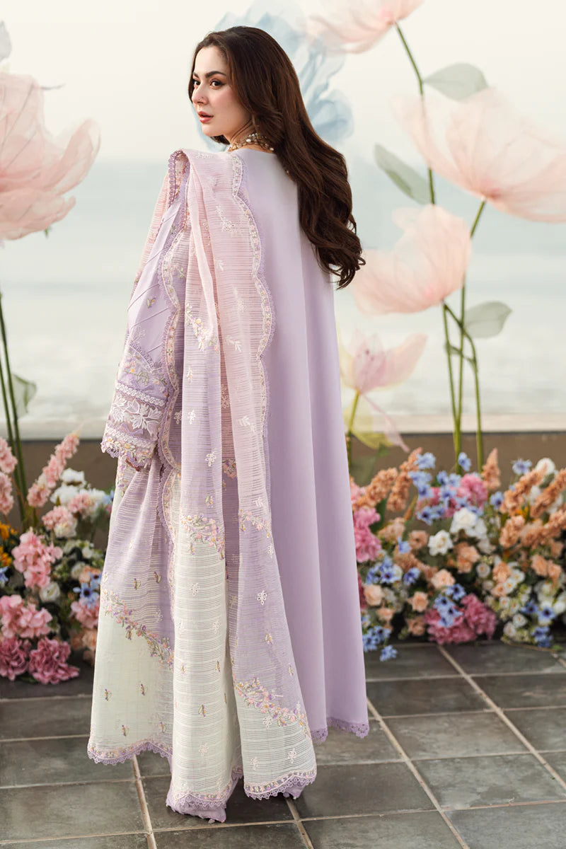 Qalamkar 3Pc Embroidered Lawn Suit FK-09 EVELYN gulbuy.com