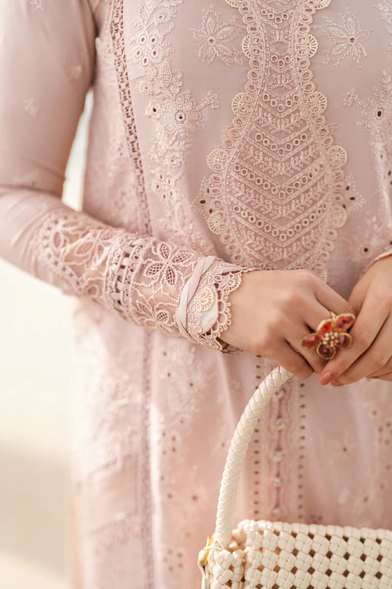 Qalamkar 3Pc Embroidered Lawn Suit FK-10 ZOE gulbuy.com