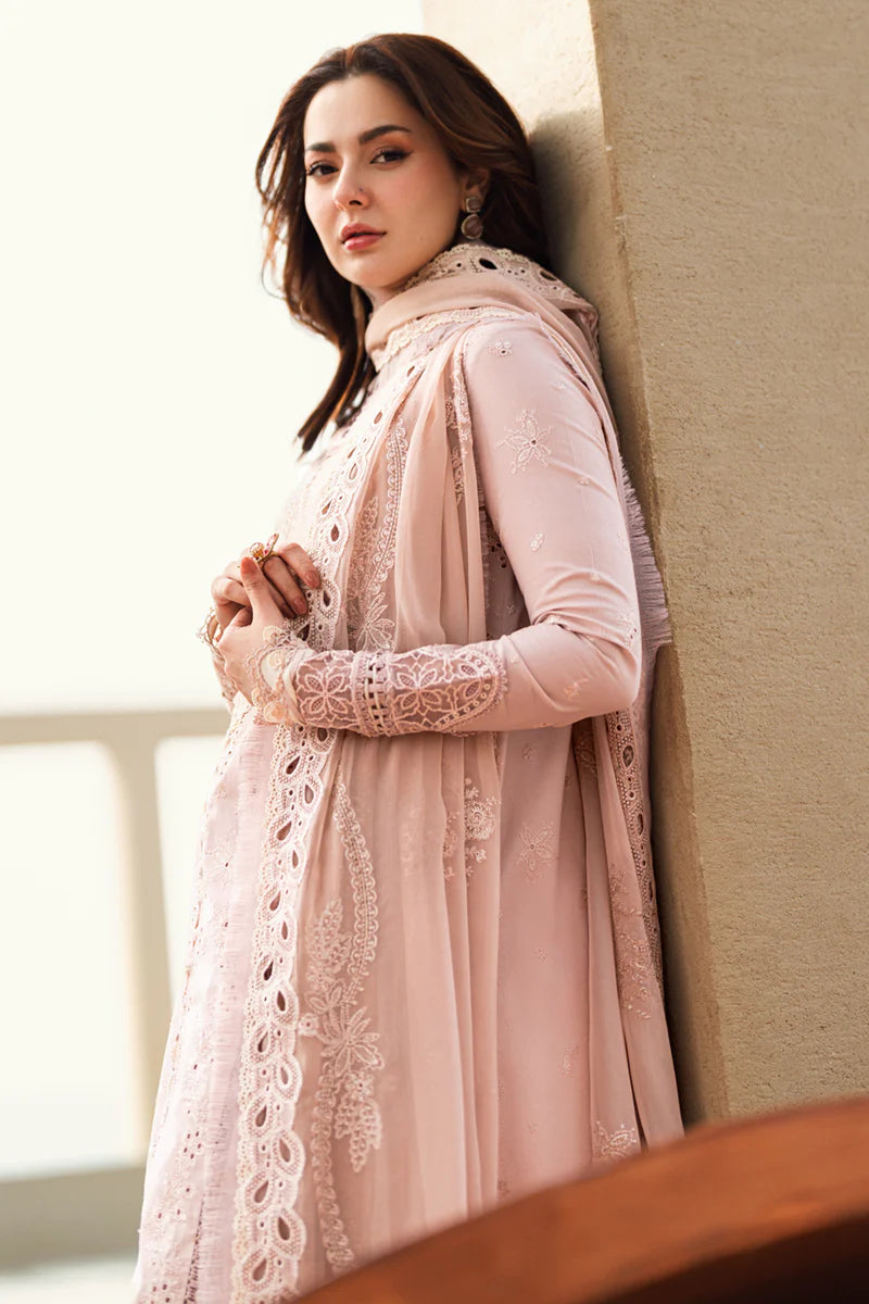 Qalamkar 3Pc Embroidered Lawn Suit FK-10 ZOE gulbuy.com