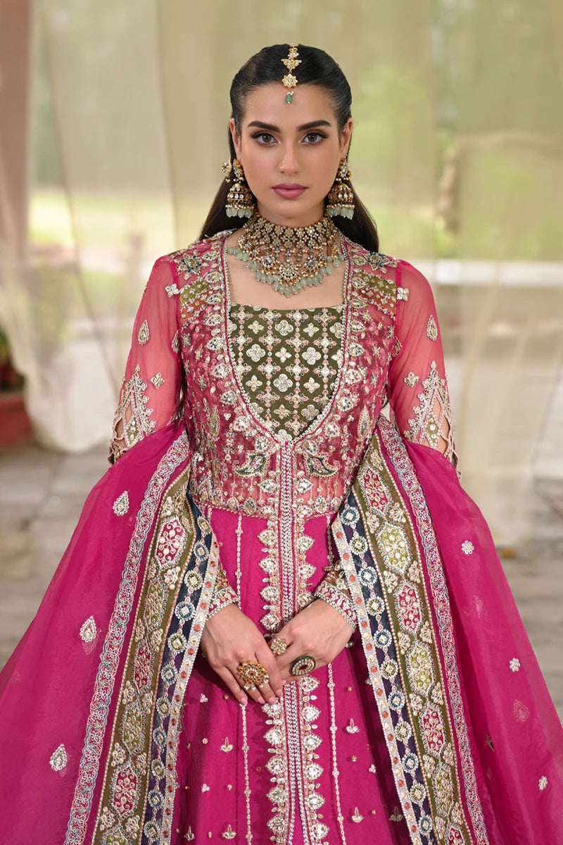 Qalamkar 3Pc Embroidered Raw Silk Suit RF-04 RIMEL gulbuy.com