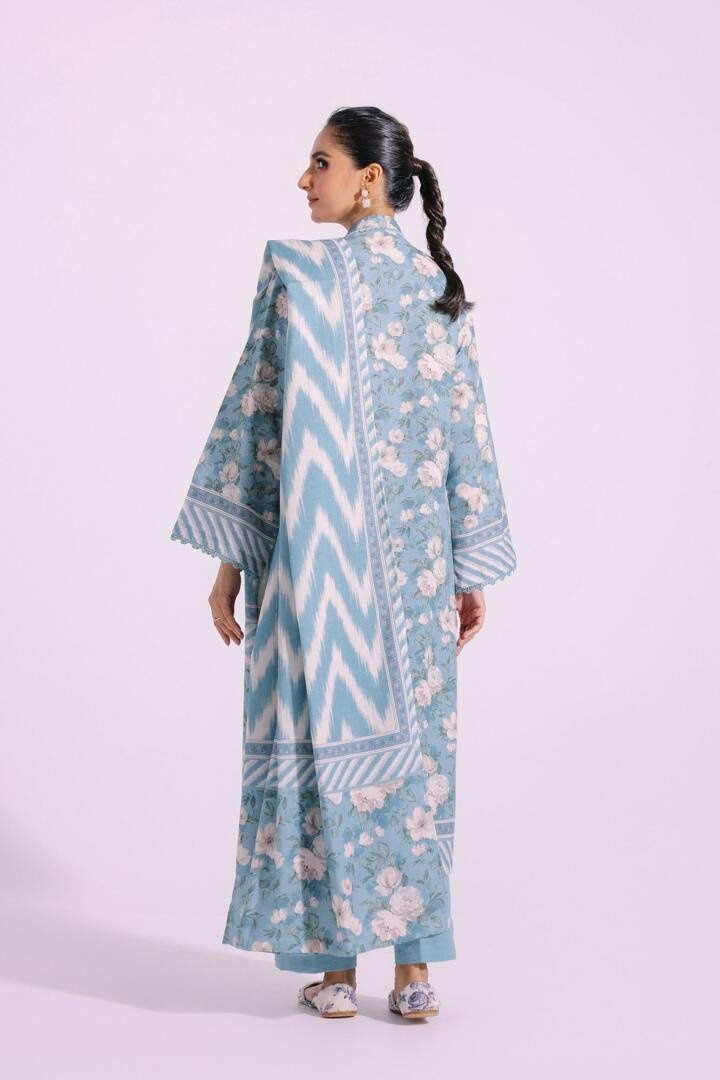 Ethnic 3 Piece Printed Karandi Suit (E0296/202/615) gulbuy.com