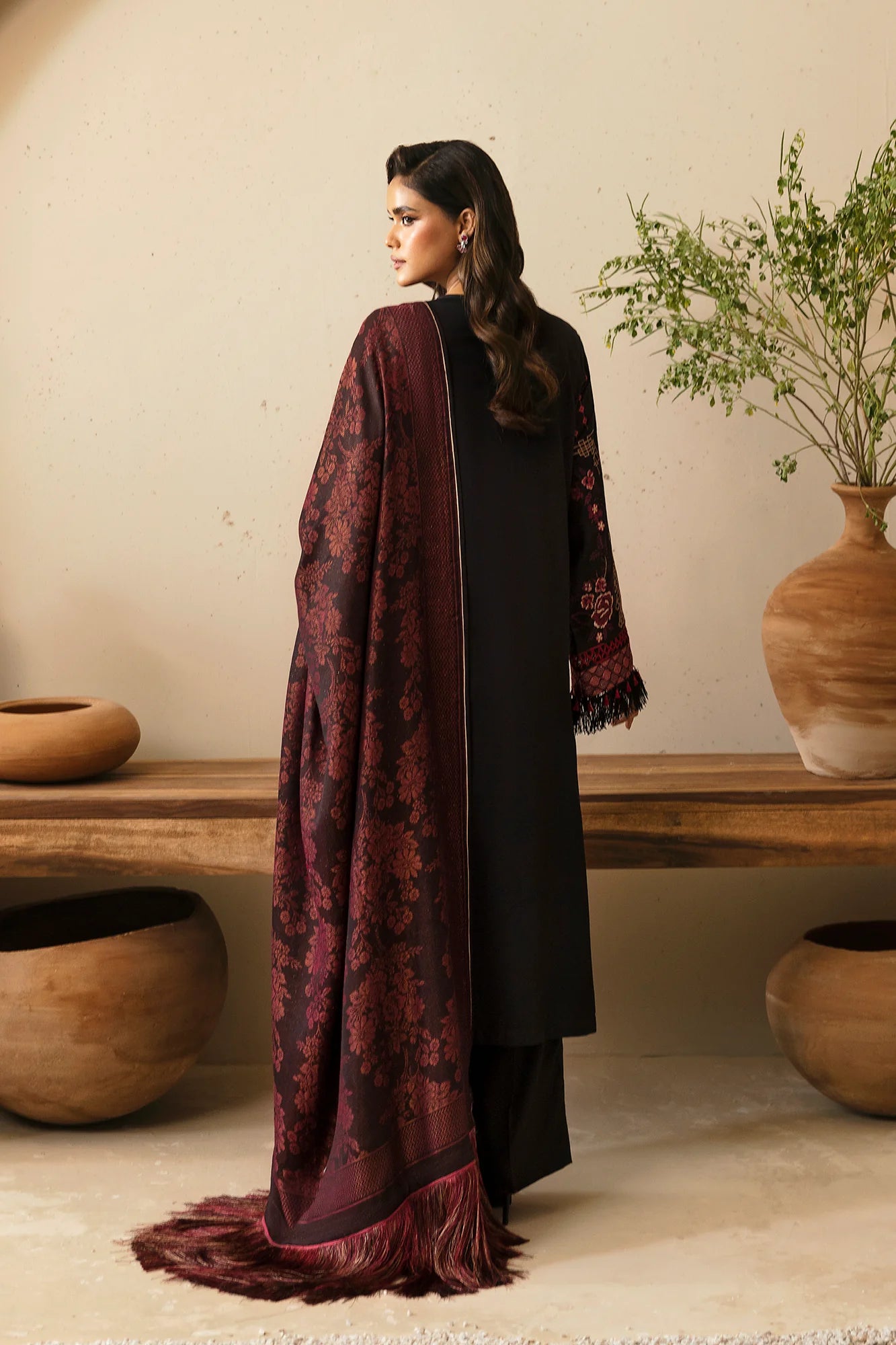 Ethnic 3Pc Embroidered khaddar Suit E0459/203/901 gulbuy.com