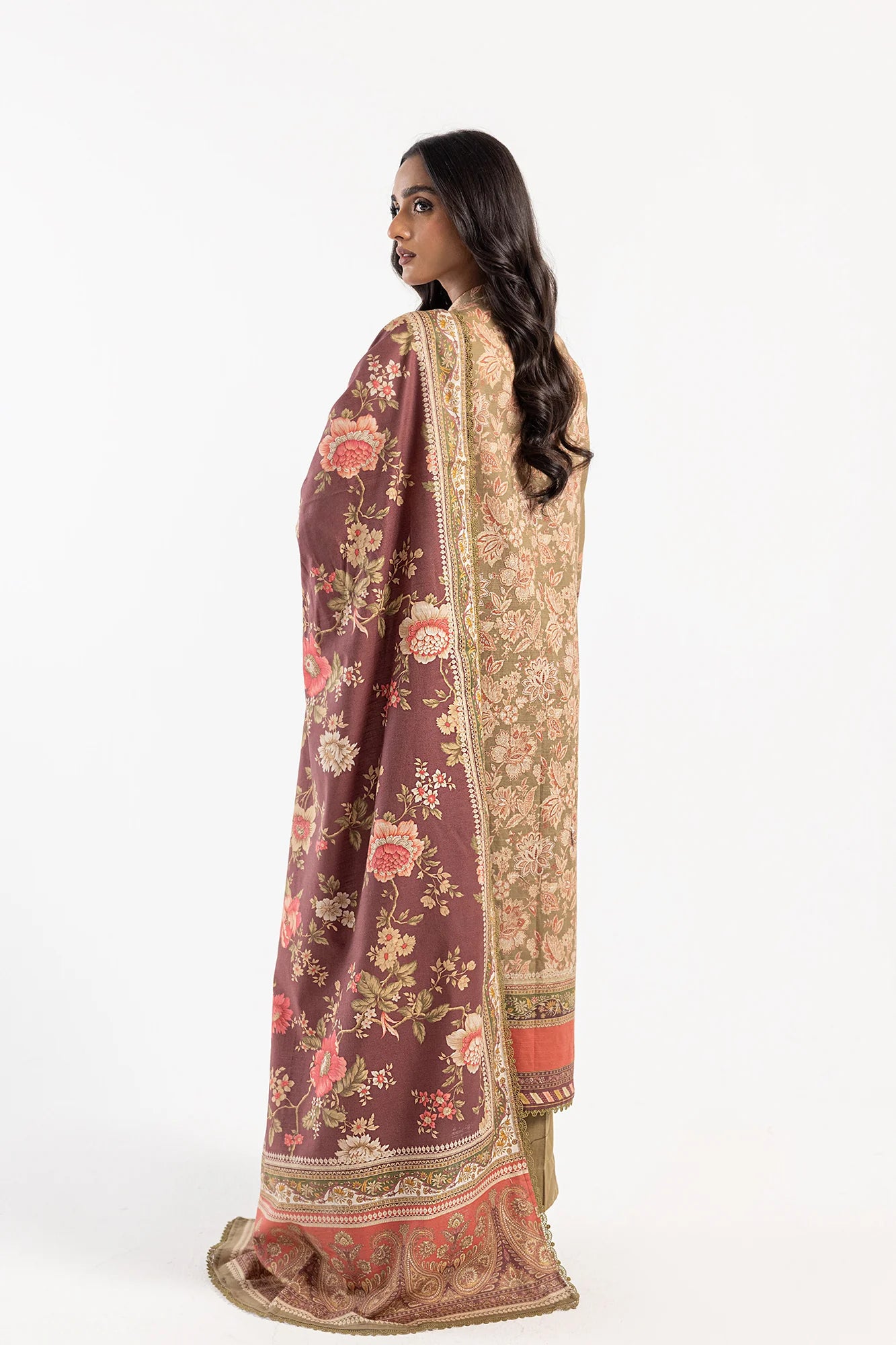 Ethnic 3Pc Printed khaddar Suit E0476/202/119 gulbuy.com