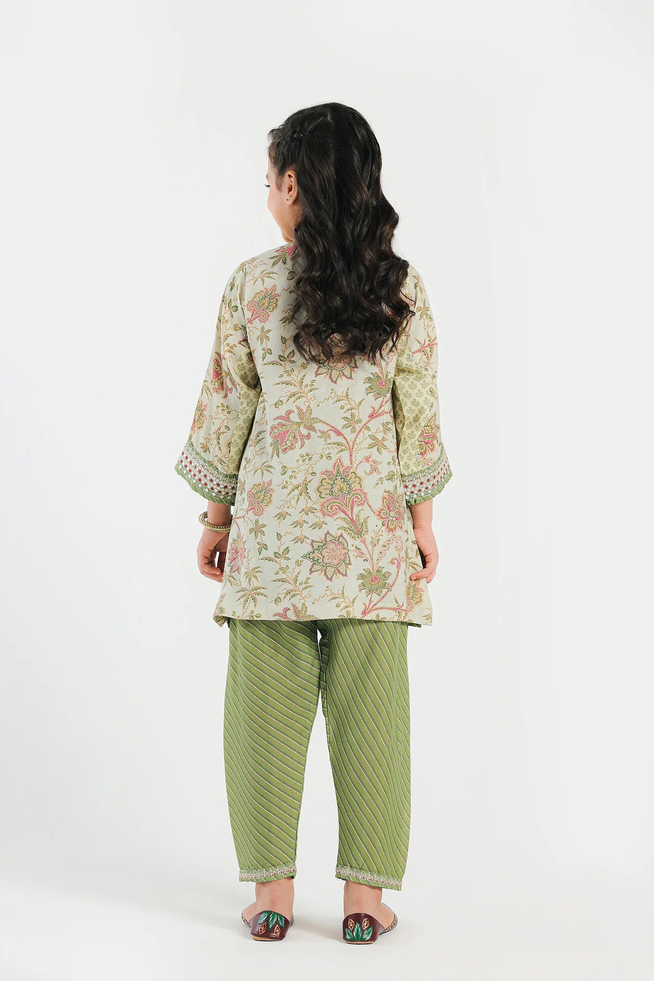 Ethnc 2Pc Embroidered Raw Silk Suit-E0530/404/115 gulbuy.com