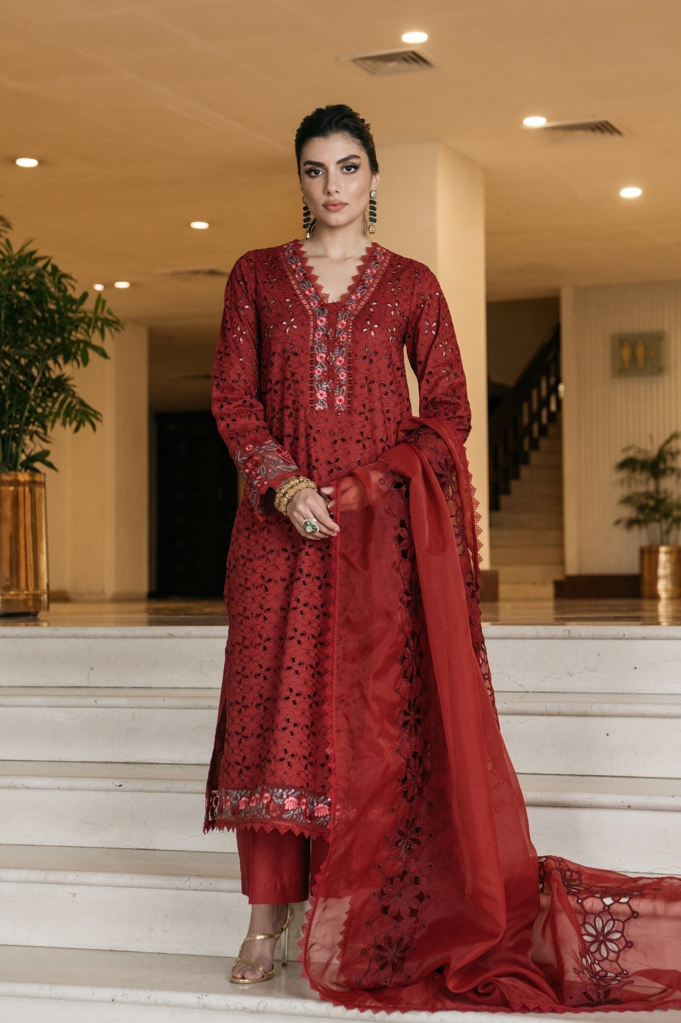 Ethnic 3 Piece Embroidered Lawn Suit (E0555/105/416)