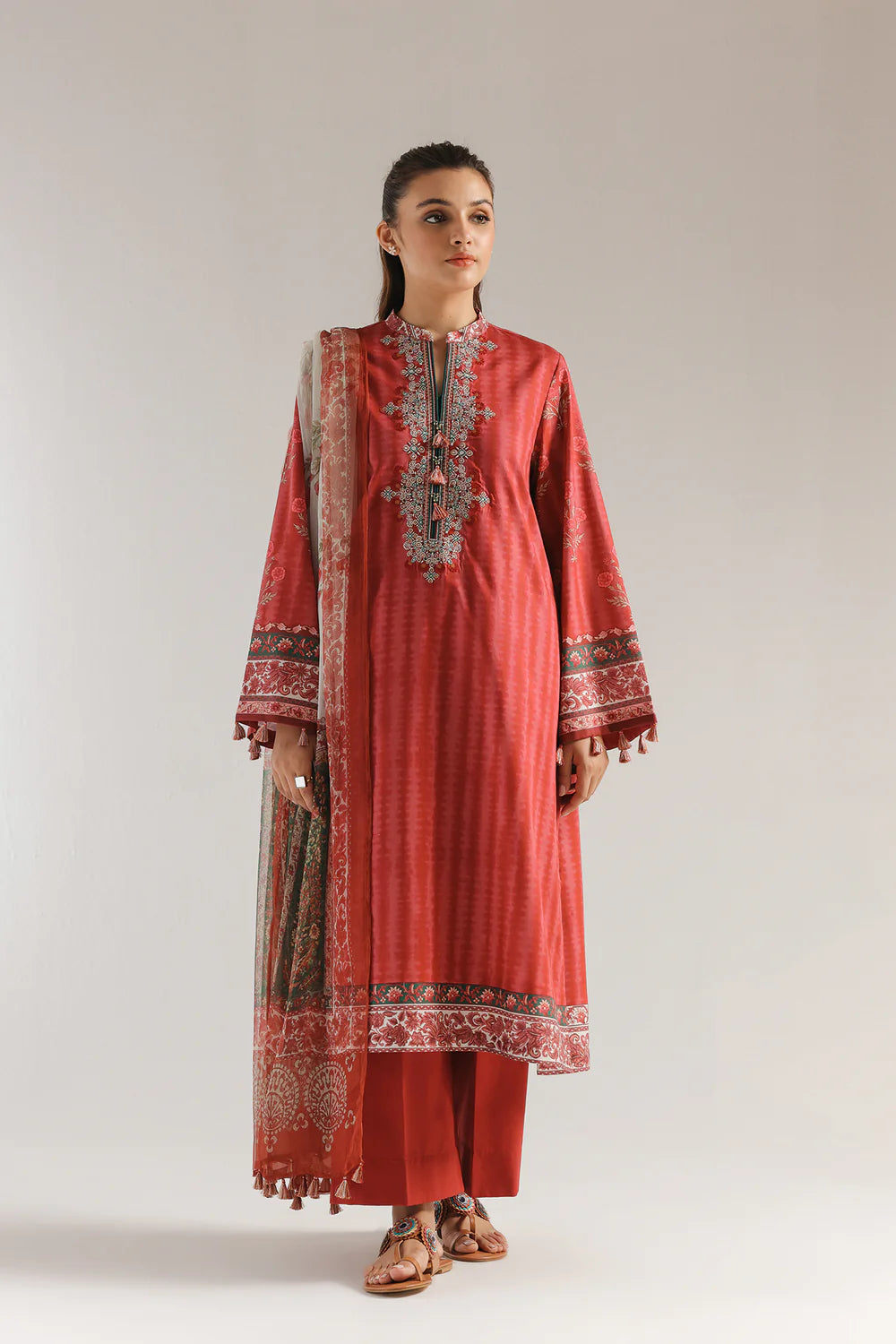 Ethnc 3Pc Embroidered Lawn Suit E0567/203/416 XL gulbuy.com