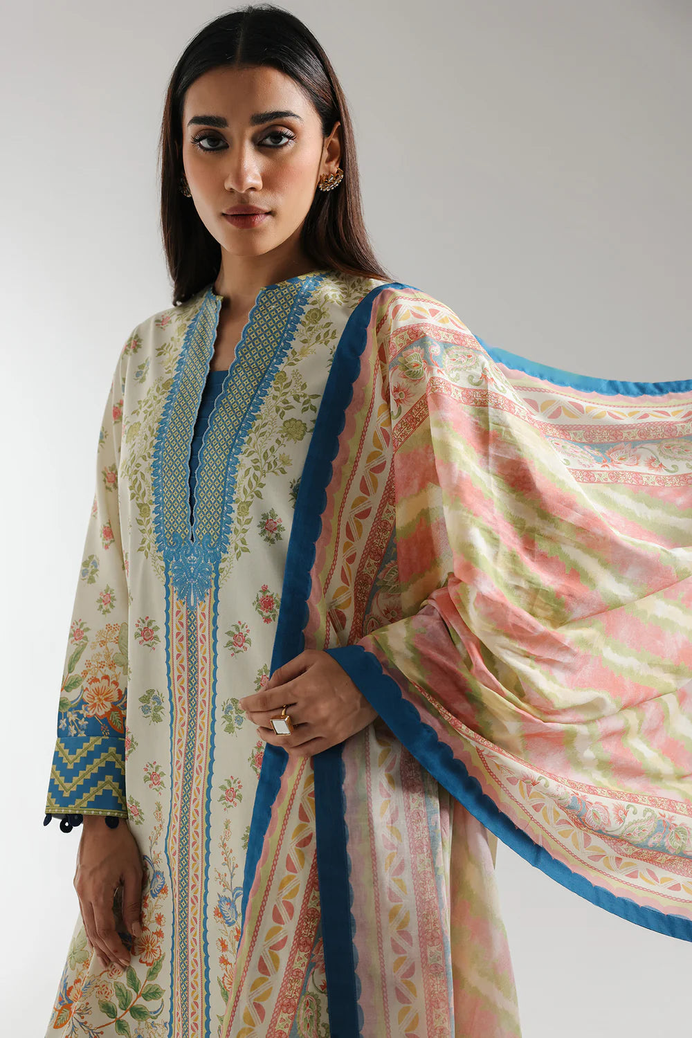 Ethnic 3Pc Printed Lawn Suit E0654/202/227 gulbuy.com
