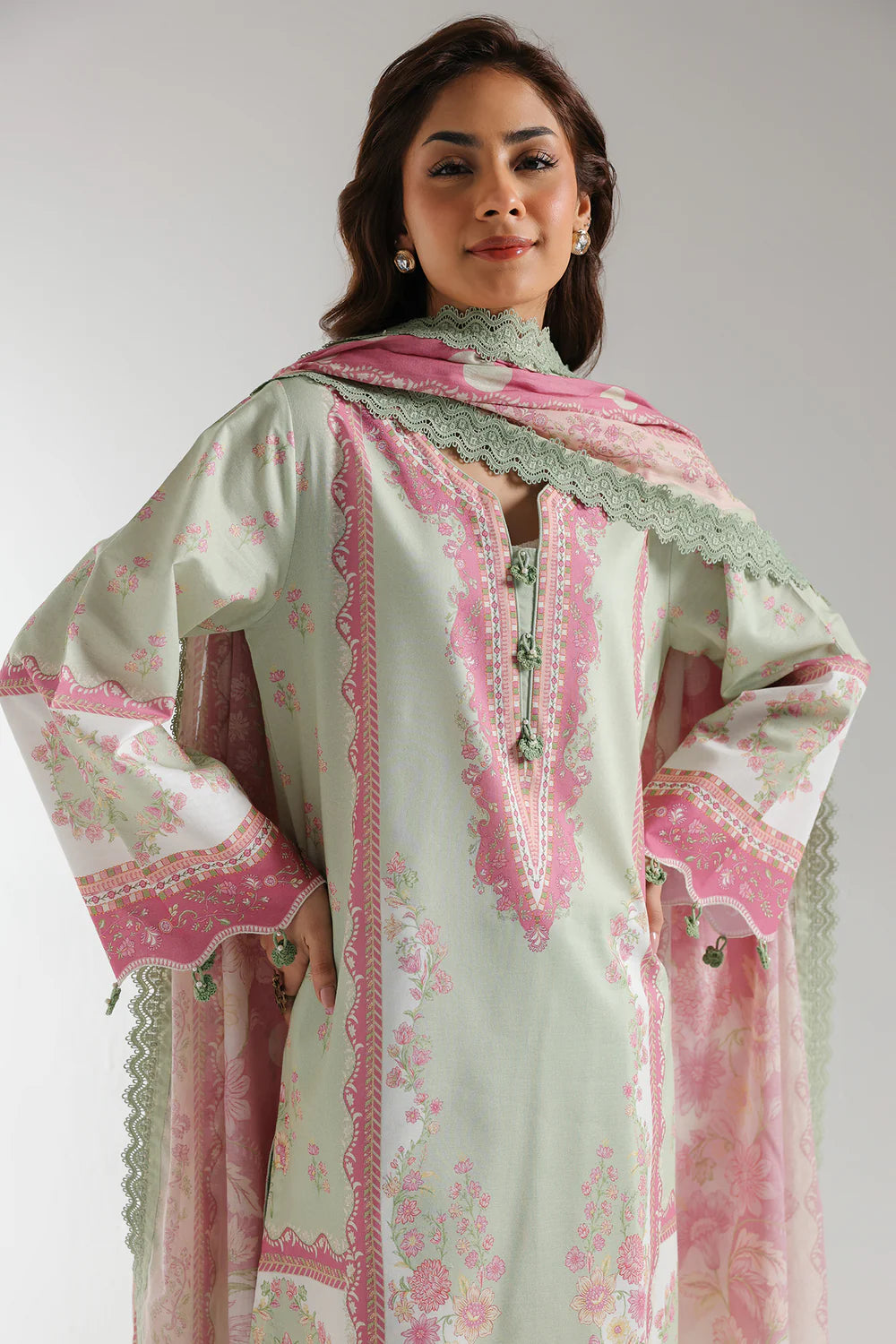 Ethnic 3Pc Printed Lawn Suit E0661/202/127 gulbuy.com