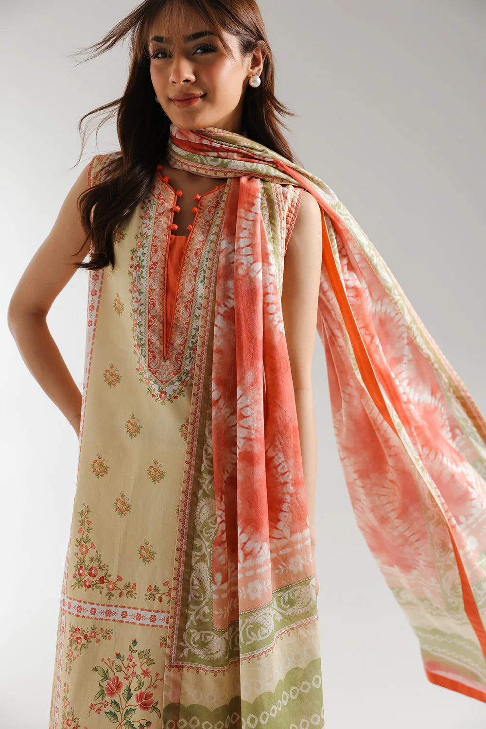 Ethnic 3Pc Printed Lawn Suit E0664/202/225 gulbuy.com