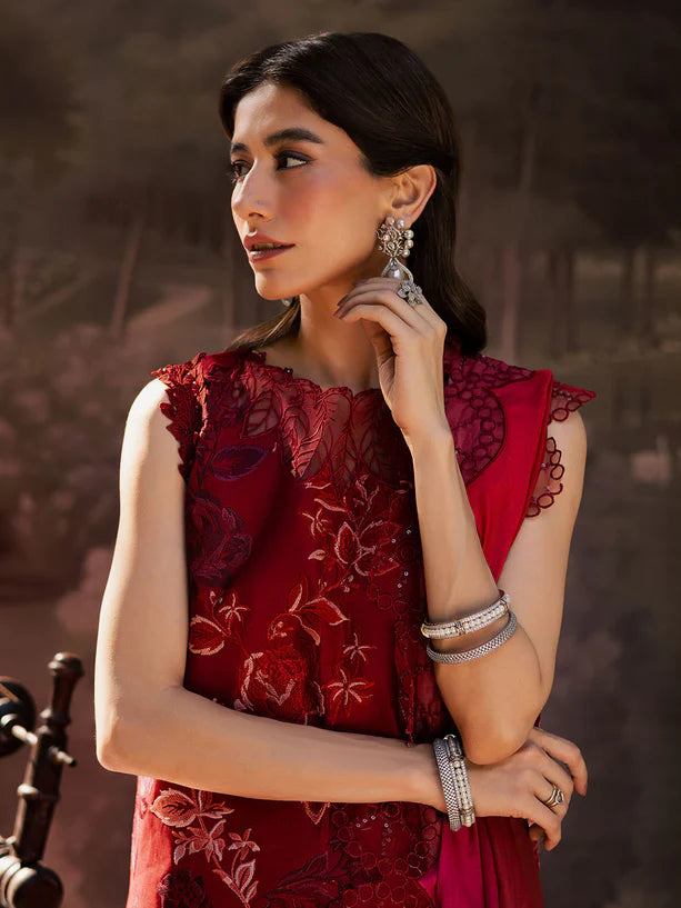 Parishay 3Pc Embroidered Luxury Lawn Suit ET-04 gulbuy.com
