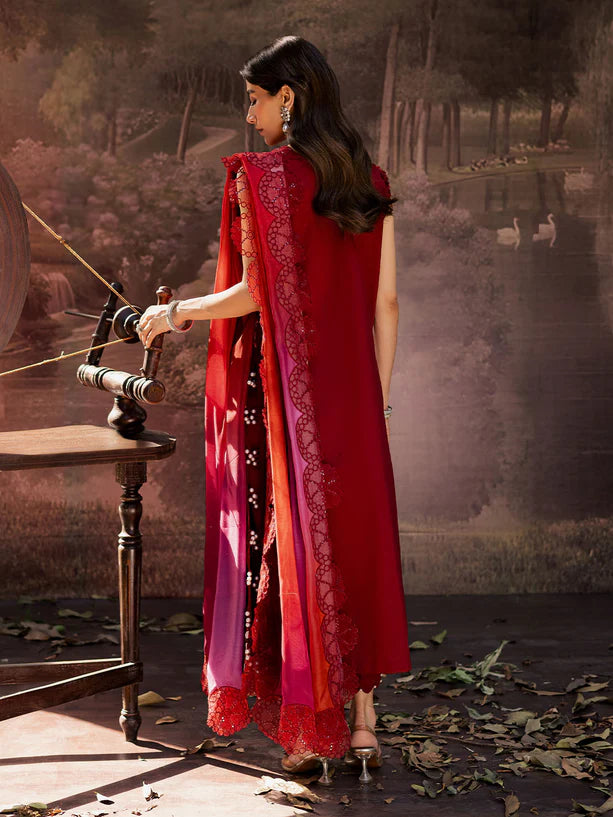 Parishay 3Pc Embroidered Luxury Lawn Suit ET-04 gulbuy.com