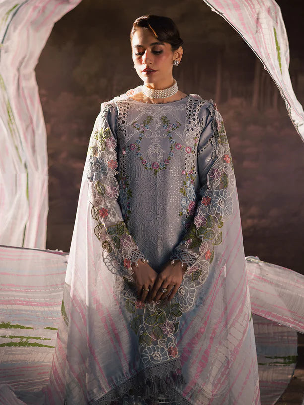 Parishay 3Pc Embroidered Luxury Lawn Suit ET-09 gulbuy.com