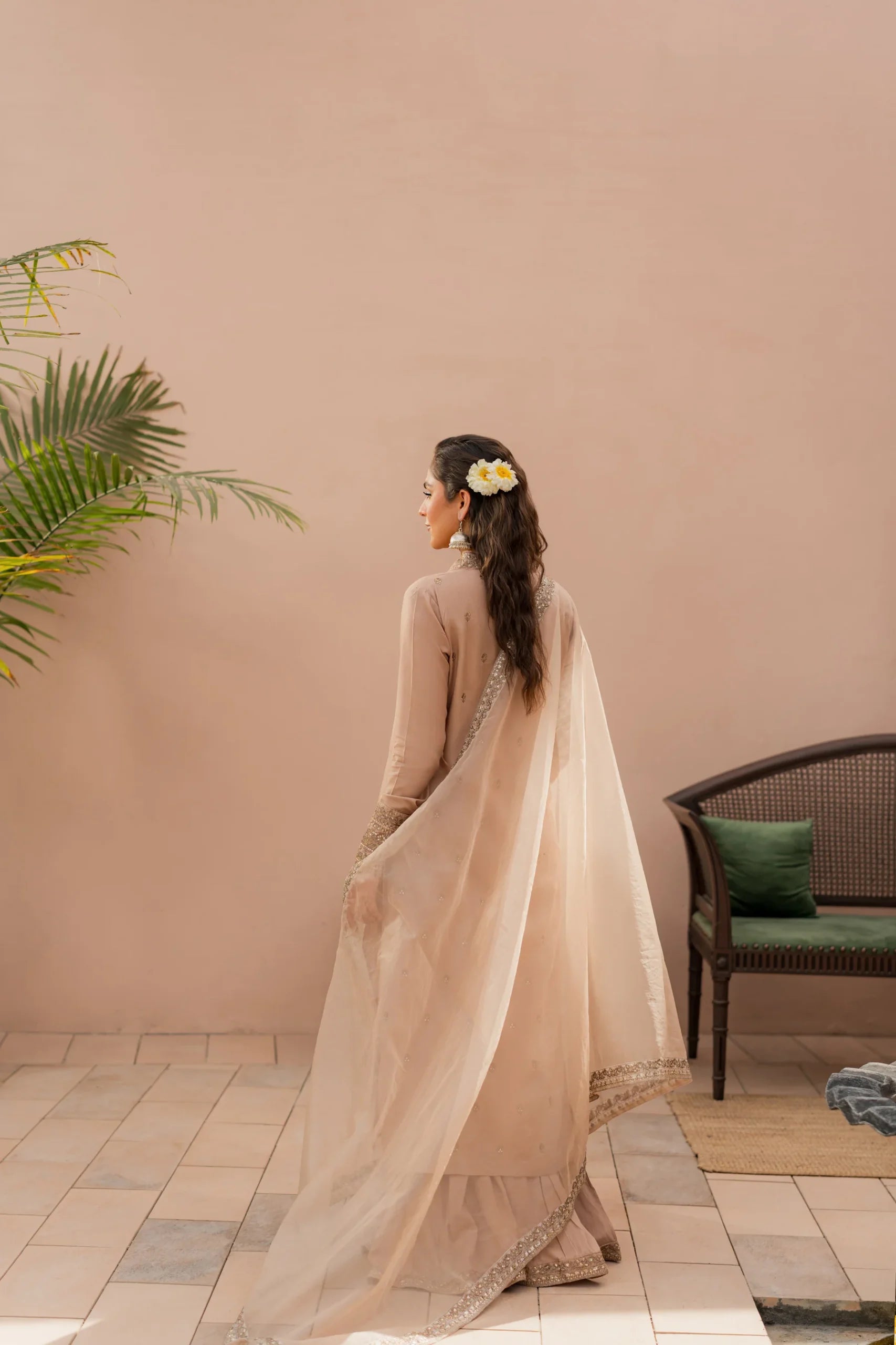 Kastoor 3Pc Embroidered Silk Suit EF-315 gulbuy.com