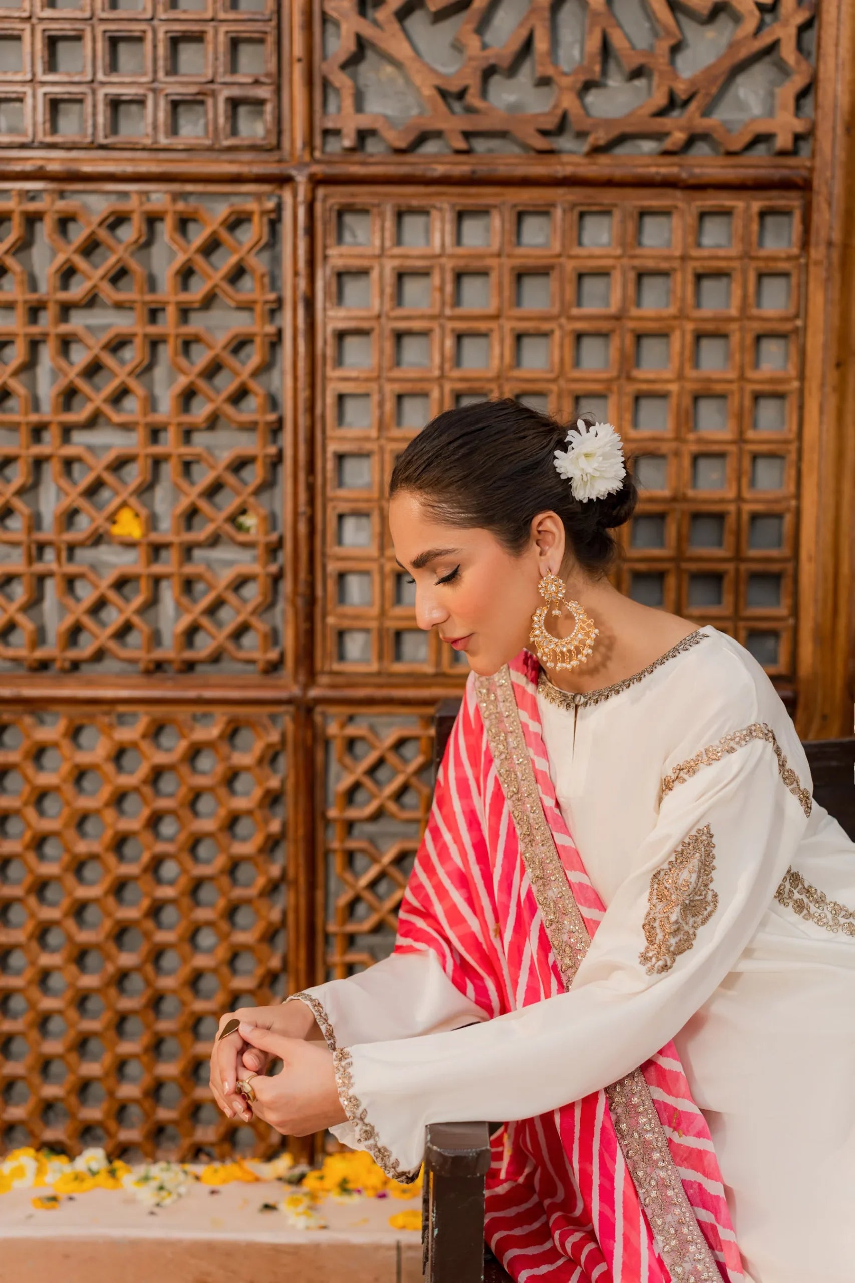 Kastoor 3Pc Embroidered Silk Suit EF-306 gulbuy.com