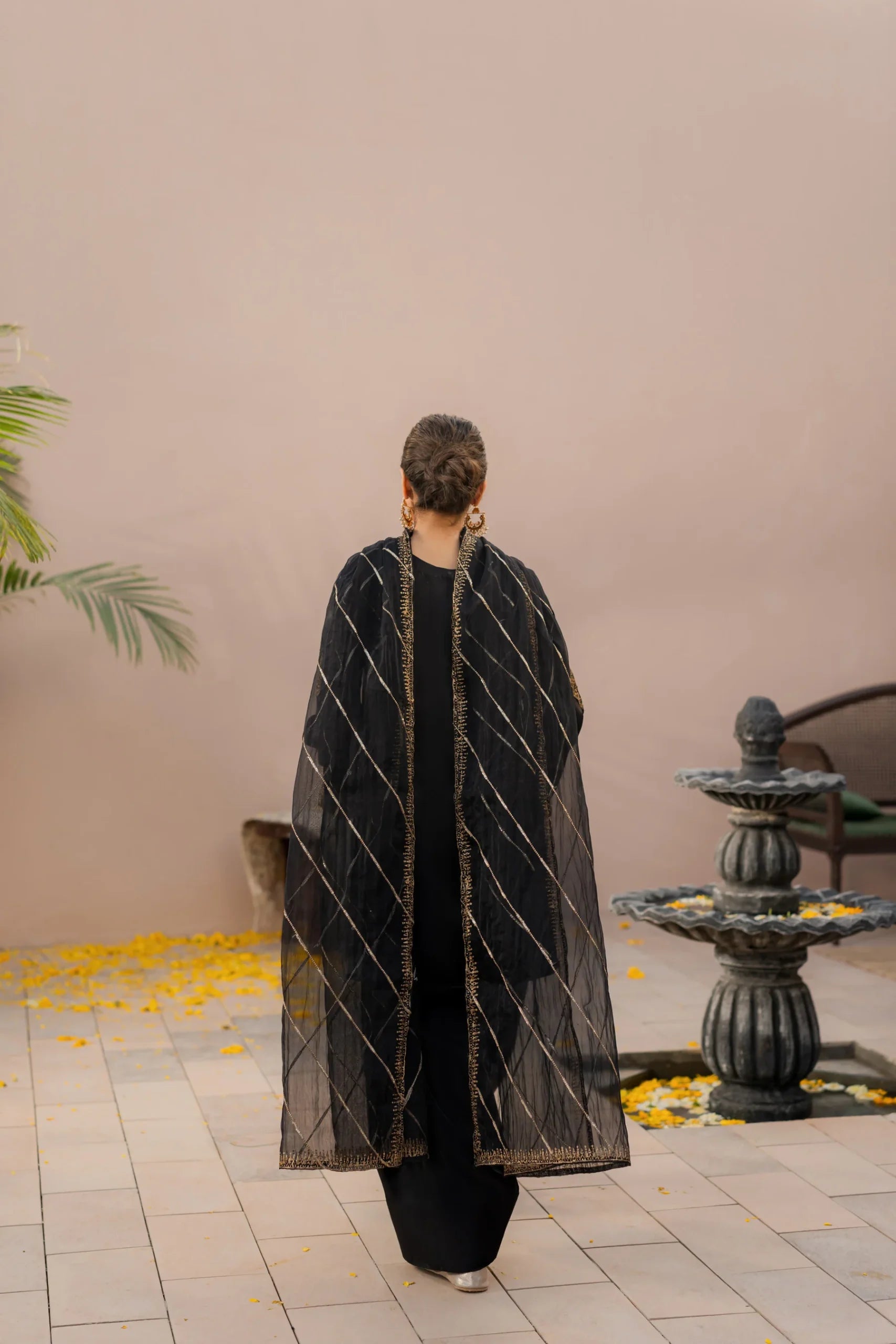 Kastoor 3Pc Embroidered Silk Suit EF-313 gulbuy.com