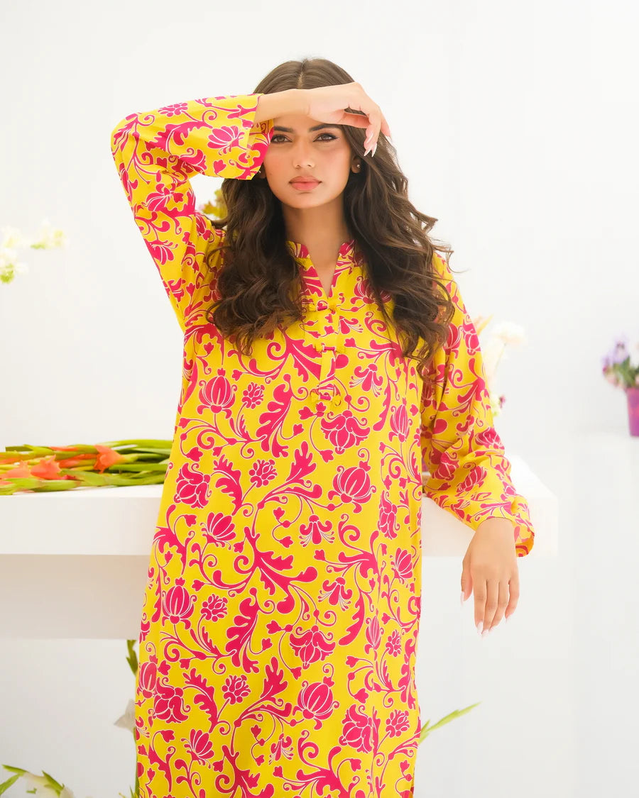 Dhaga 2Pc Printed Lawn Suit Matching separate 005 gulbuy.com