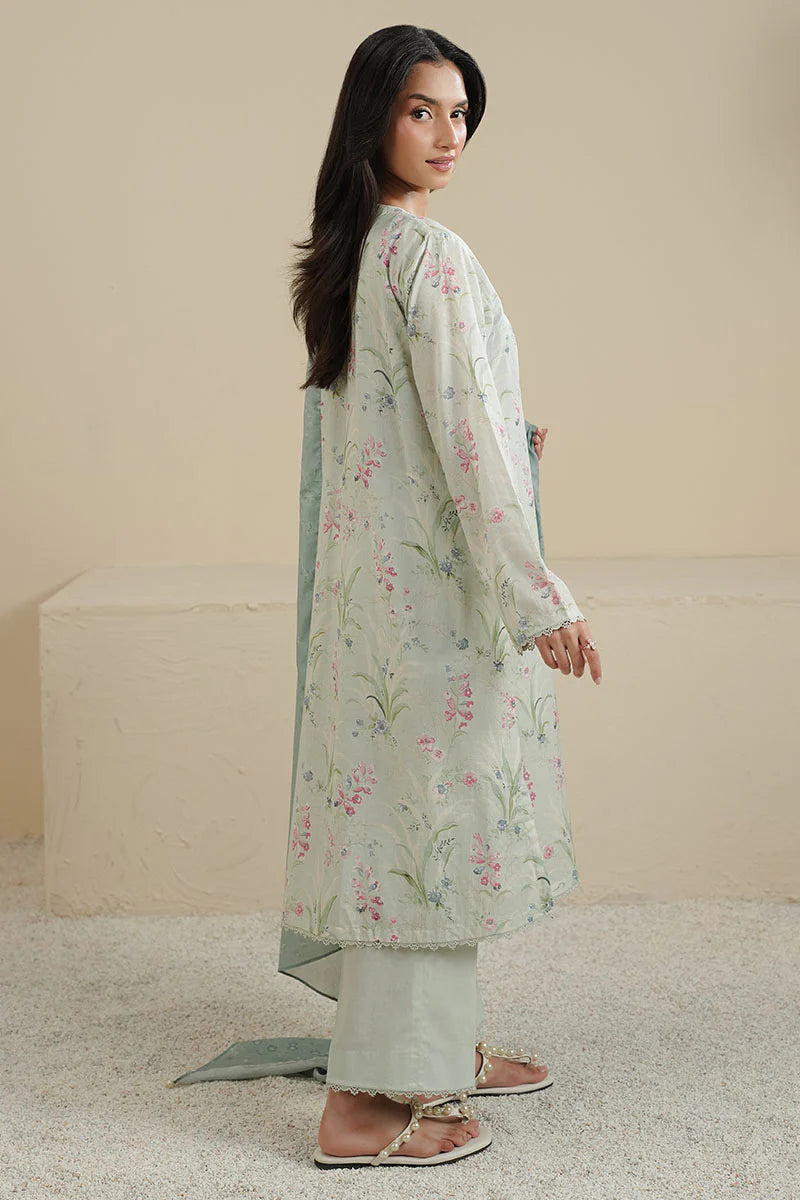 Cross Stitch 3Pc Printed Lawn Suit FLORAL GLINT gulbuy.com