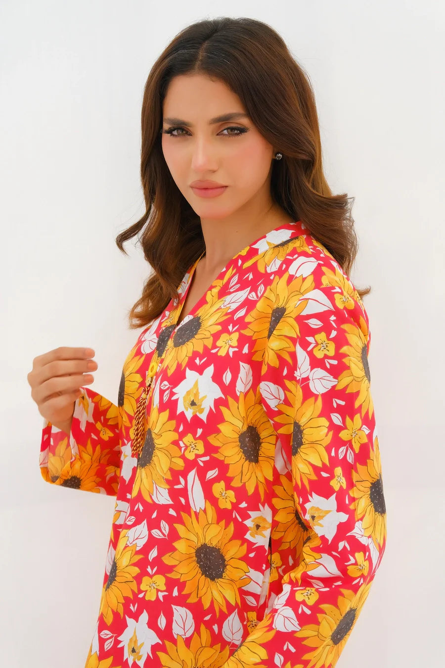 Dhaga 2Pc Printed Lawn Suit Matching separate 0032 gulbuy.com