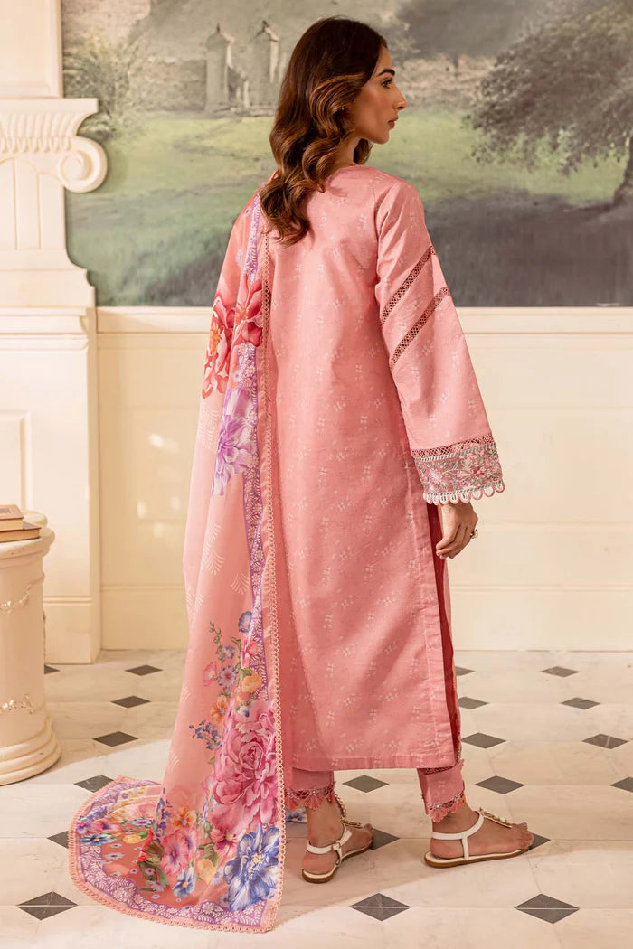 Farasha 3Pc Digital Printed Lawn Suit Fiora gulbuy.com
