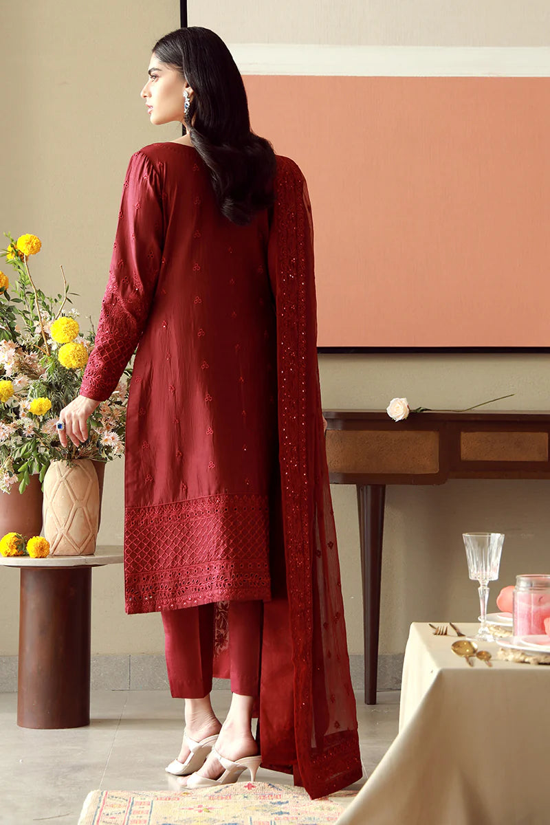 Gulaal 3Pc Embroidered Lawn Suit Ella gulbuy.com