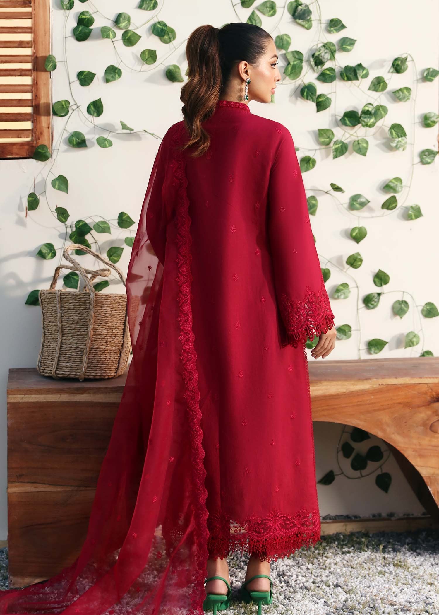 KANWAL MALIK 3PC EMBROIDERED LAWN SUIT (Paula) gulbuy.com