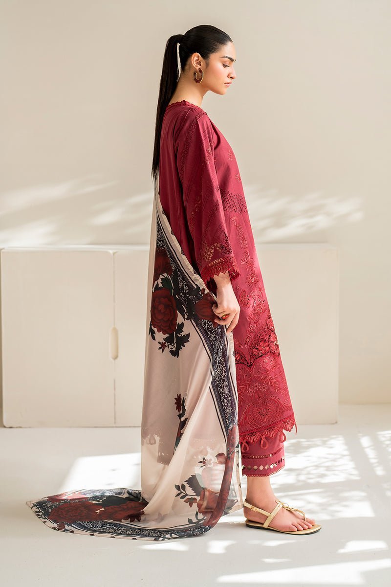 BAROQUE 3PC EMBROIDERED LAWN SUIT (BQU-UF-D676) gulbuy.com
