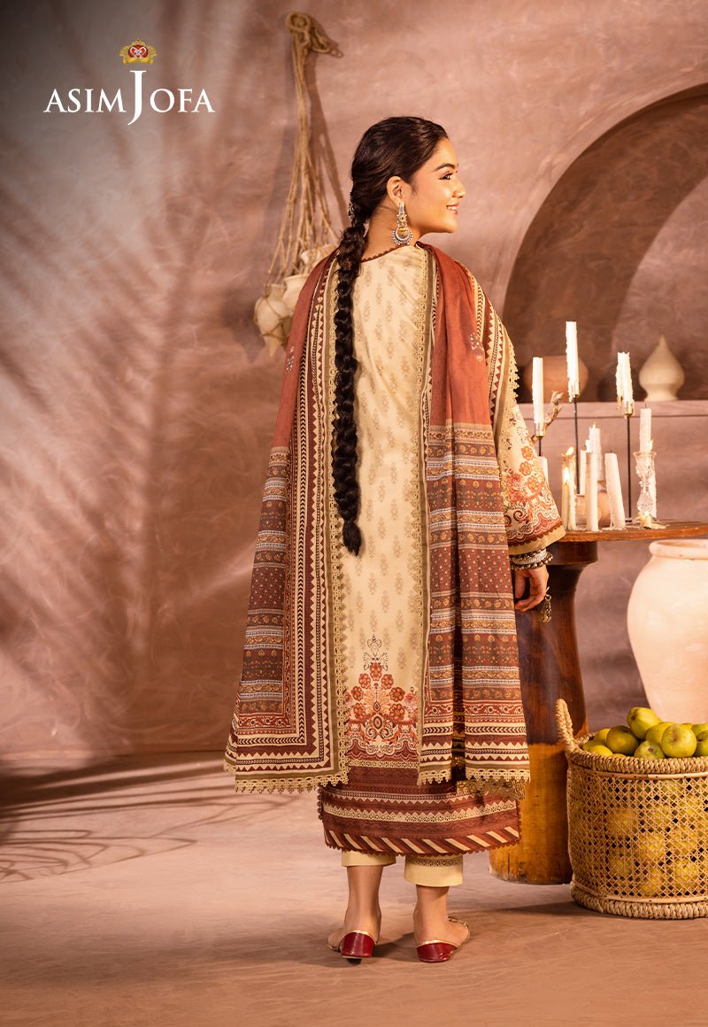 ASIM JOFA 3 PIECE CAMBRIC LAWN SUIT (AJUB-04) gulbuy.com
