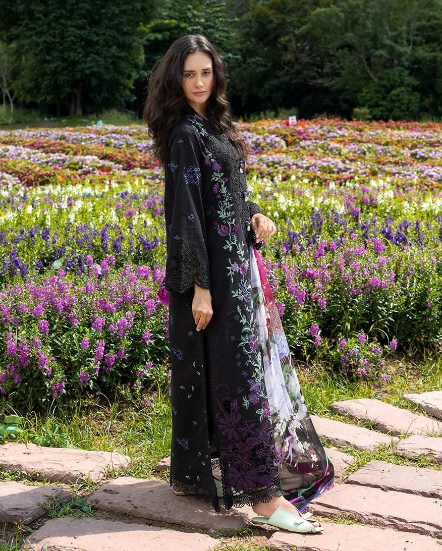 Mushq 3Pc Embroidered Lawn Suit Garden Lullaby