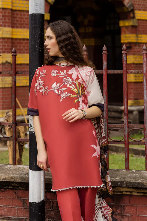 Mushq 3Pc Printed Lawn Suit Fiorella gulbuy.com
