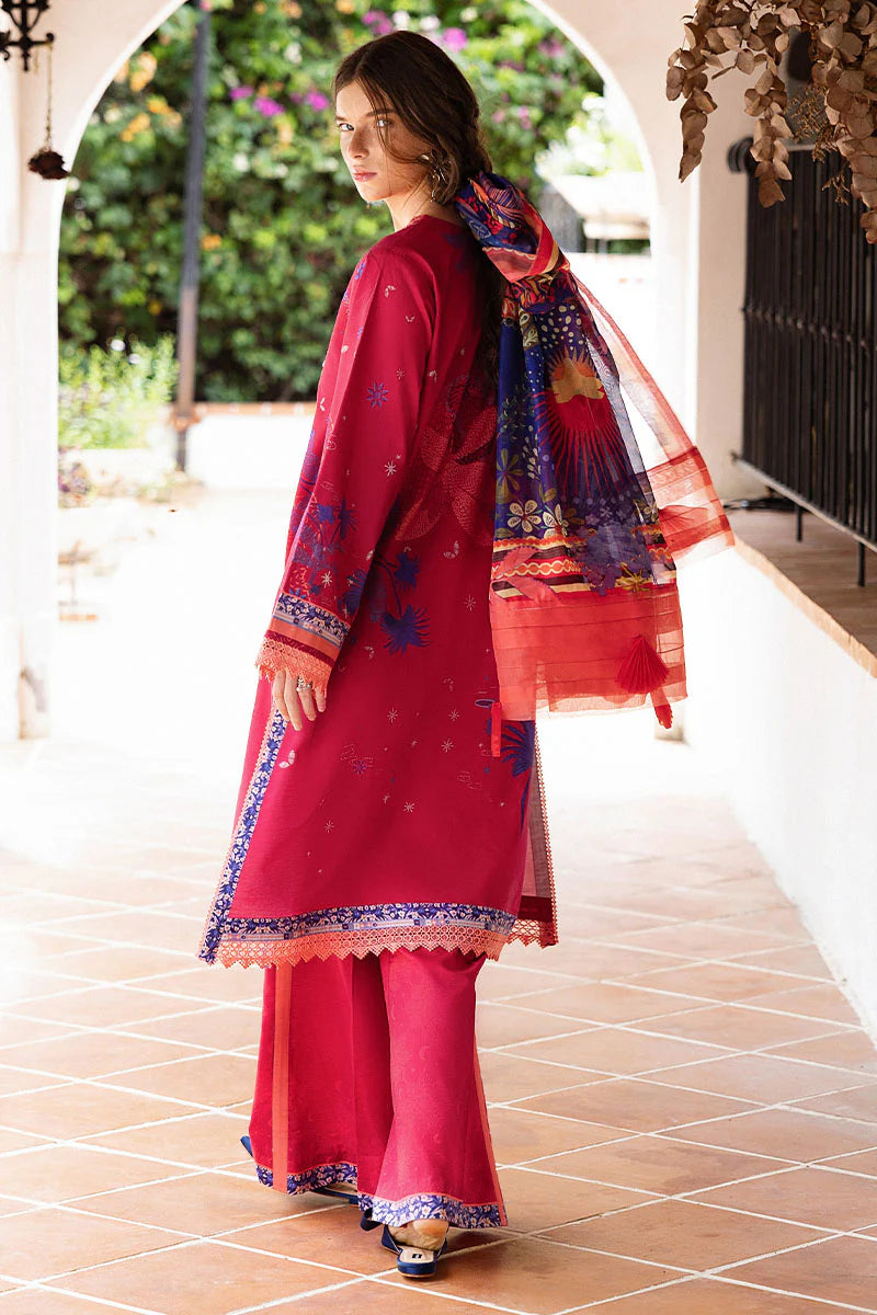 Mushq 3Pc Printed cambric Suit Voz Dulce gulbuy.com