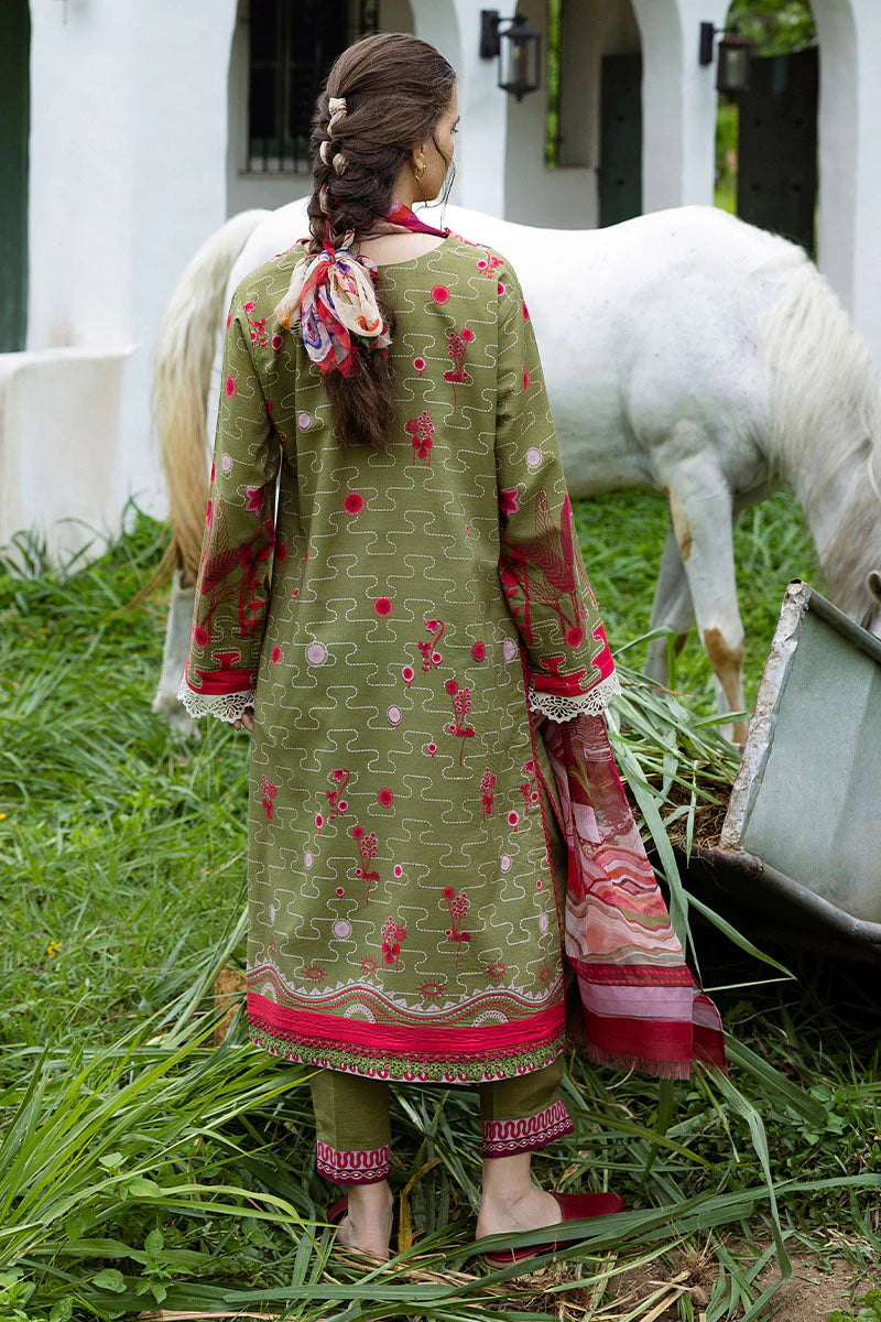 Mushq 3Pc Printed cambric Suit Cielo Sol gulbuy.com