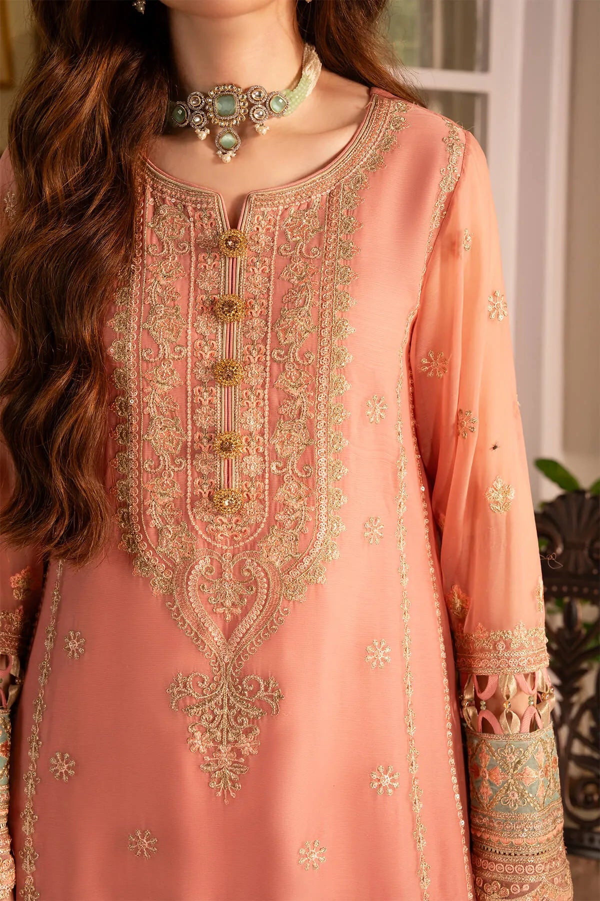Imrozia 3Pc Embroidered Chiffon Suit I-207 Dilkash gulbuy.com