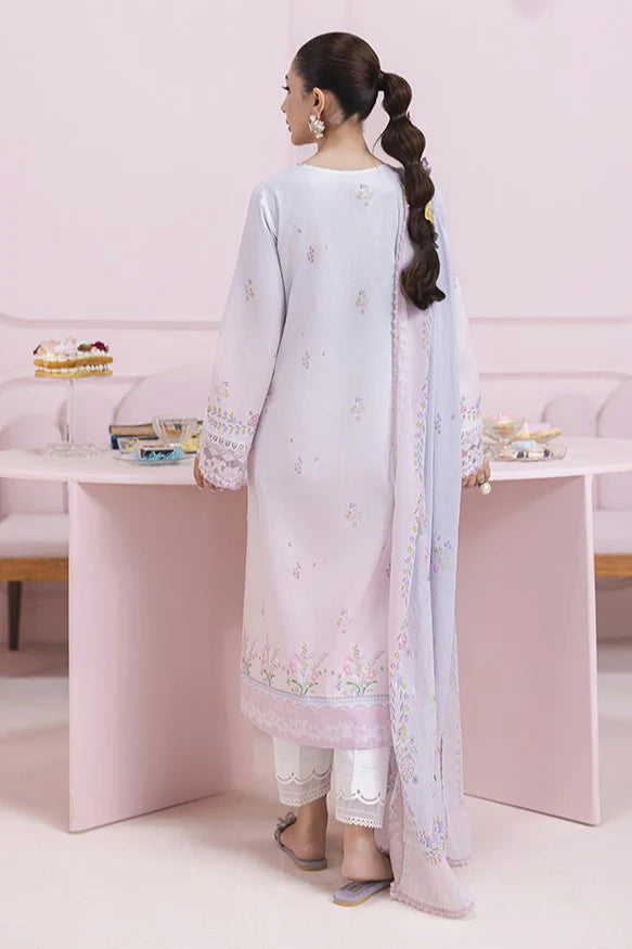Qalamkar 3Pc Printed Lawn Suit EM-01 (B) gulbuy.com