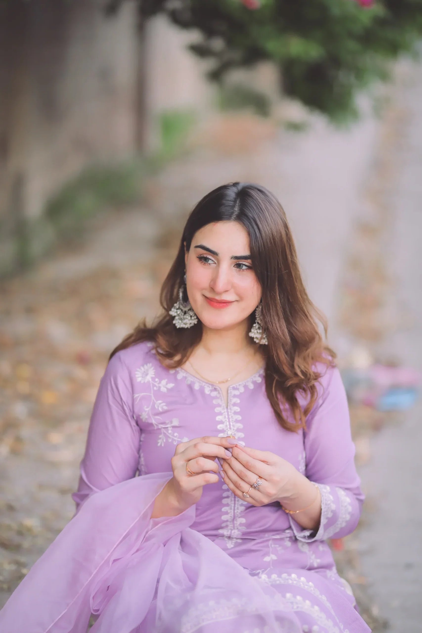 Mannat 3Pc Embroidered Suit Afsanah Aaniat gulbuy.com