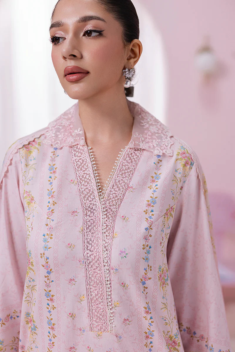Qalamkar 3Pc Printed Lawn Suit EM-07 (B) gulbuy.com