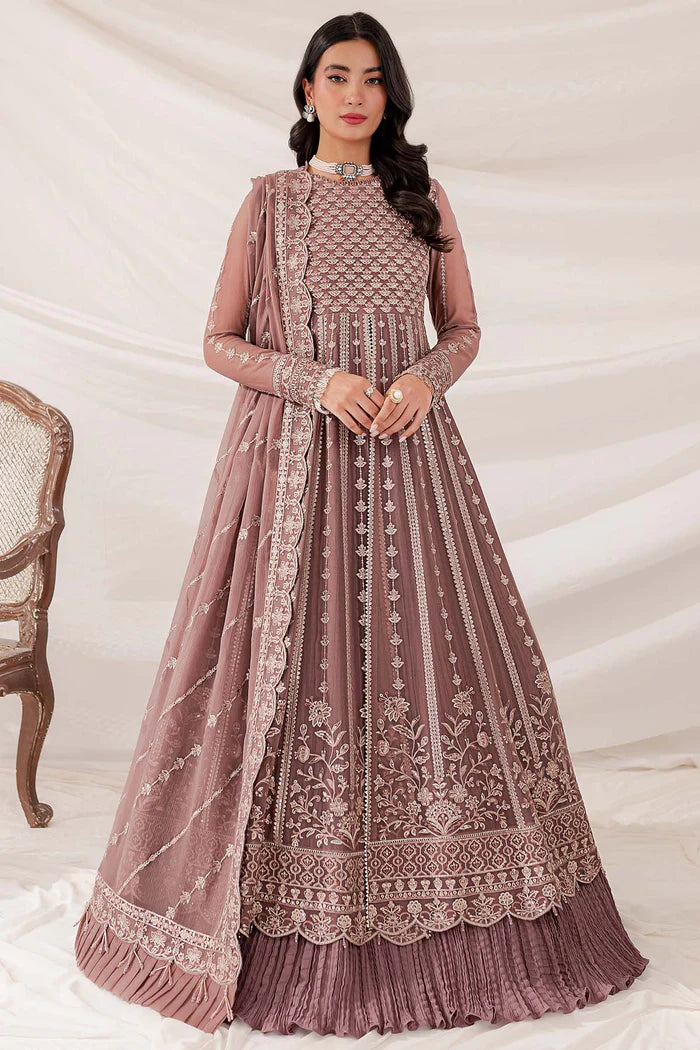 Farasha 3Pc Embroidered Chiffon Suit Alicia