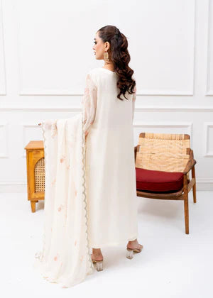 Agha jaan 3Pc Embroidered Chiffon Suit MAAHI gulbuy.com