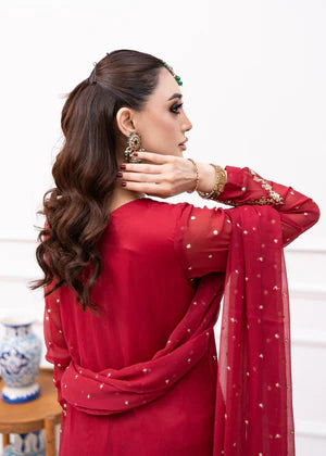 Agha jaan 3Pc Embroidered Chiffon Suit Ravayah gulbuy.com