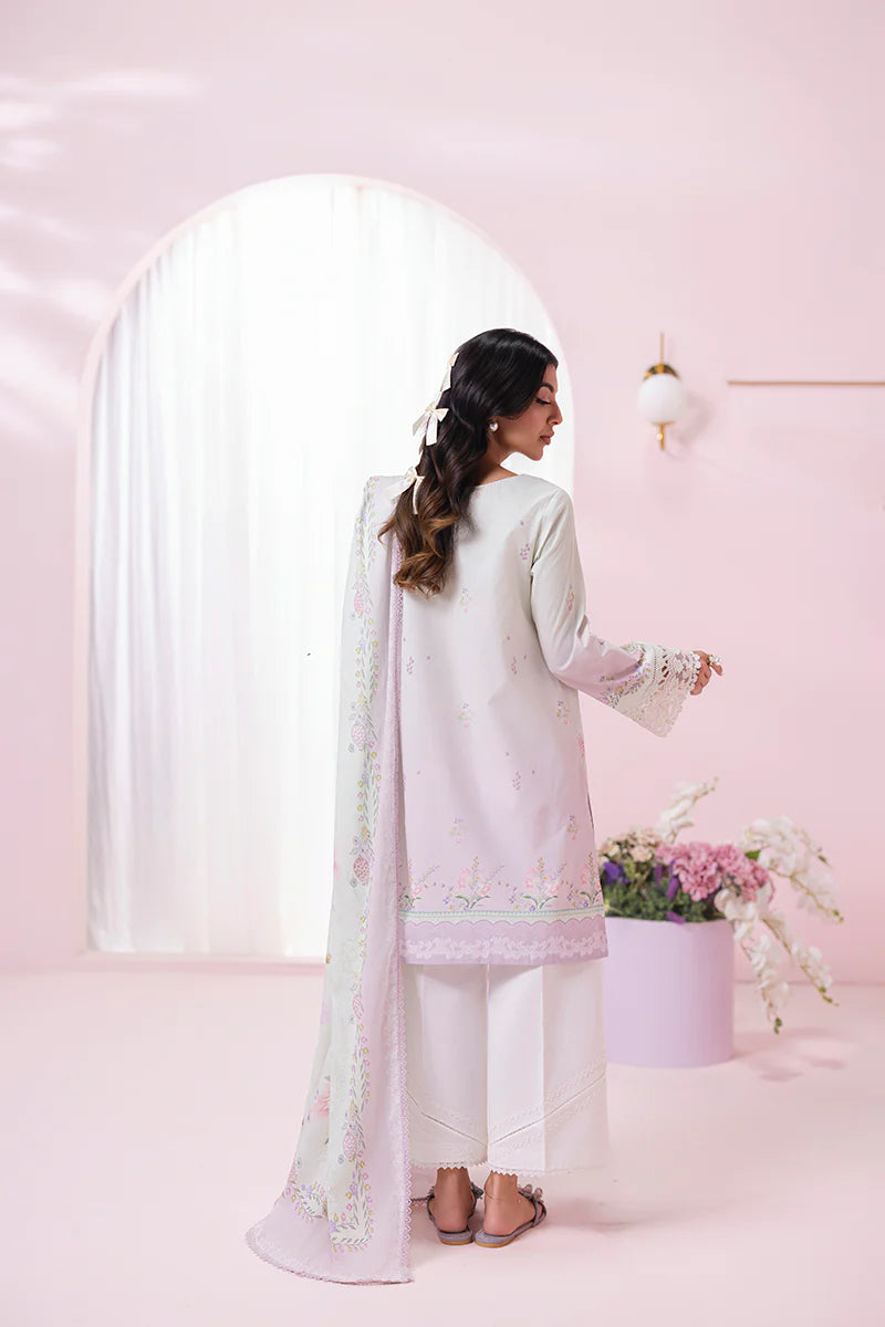 Qalamkar 3Pc Printed Lawn Suit EM-01 (A) gulbuy.com