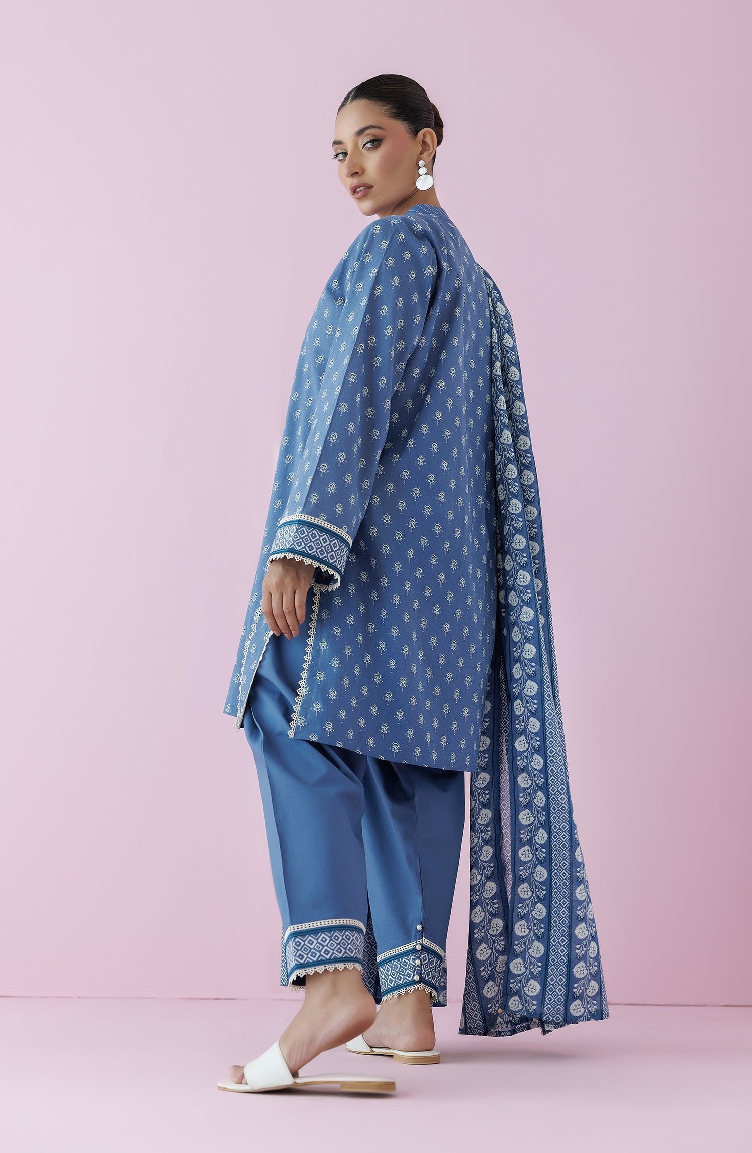 Orient 3 Piece Printed Lawn Suit (OTL-24-239/U-PURPLE) gulbuy.com